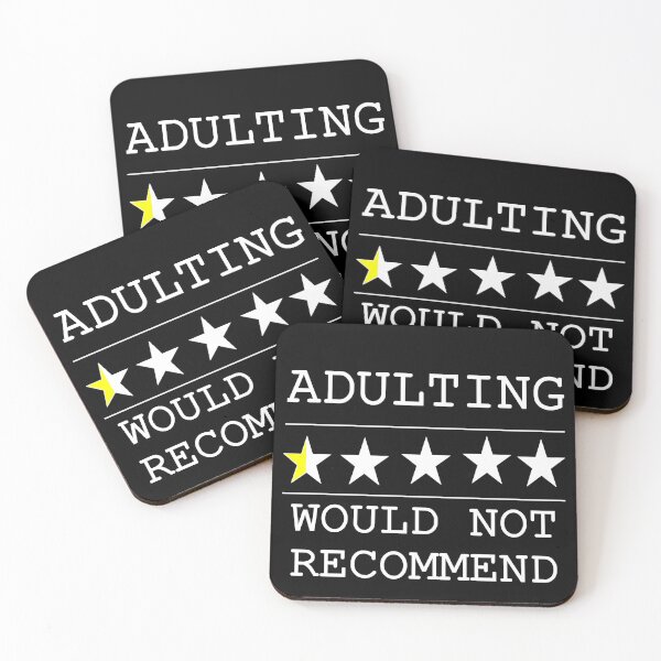 Item preview, Adulting Would Not Recommend designed and sold by Rulaly.