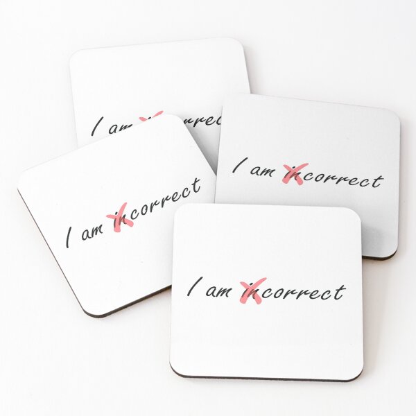 Item preview, I Am InCorrect Or correct Sign, Funny Grammar designed and sold by levdone.