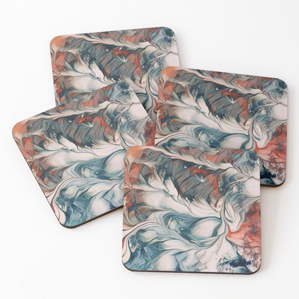 Item preview, Coasters (Set of 4) designed and sold by Rozanasarmanho.