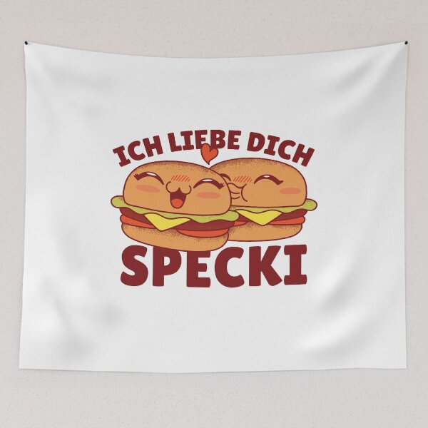 Item preview, ICH LIEBE DICH SPECKI BURGER designed and sold by TRIBExSPACE.