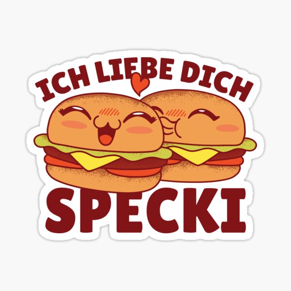 Artikel-Vorschau von ICH LIEBE DICH SPECKI BURGER, designt und verkauft von TRIBExSPACE.
