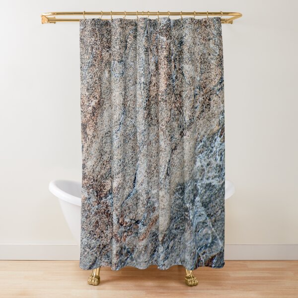 Marbled Rippled Shower Curtain Creative Home Decor Aesthetic