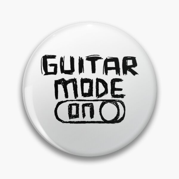 Item preview, Guitar Mode ON for Love of Guitar designed and sold by badlydrawnbabe.