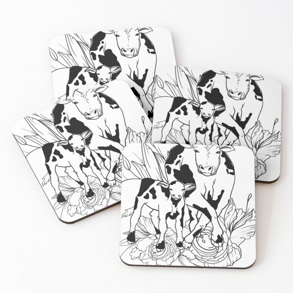 Item preview, Cow with flowers designed and sold by Mariela Alfaro.