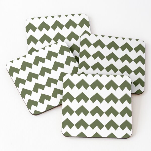 Item preview, Moss Green Triangles (Strips) designed and sold by Bamb00s.