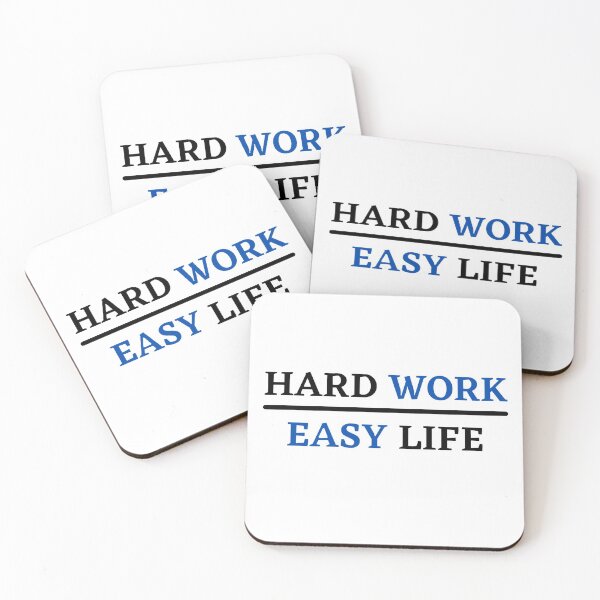 Item preview, Hard Work , Easy Life  designed and sold by Kuitoo.