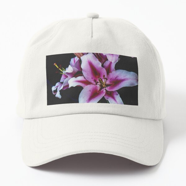 Pink Lilly Dad Hat