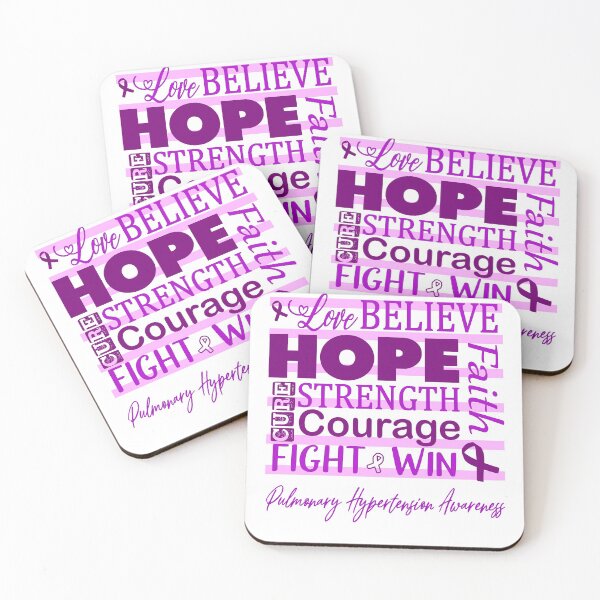 Item preview, Love Believe Hope Pulmonary Hypertension Awareness designed and sold by largellie.