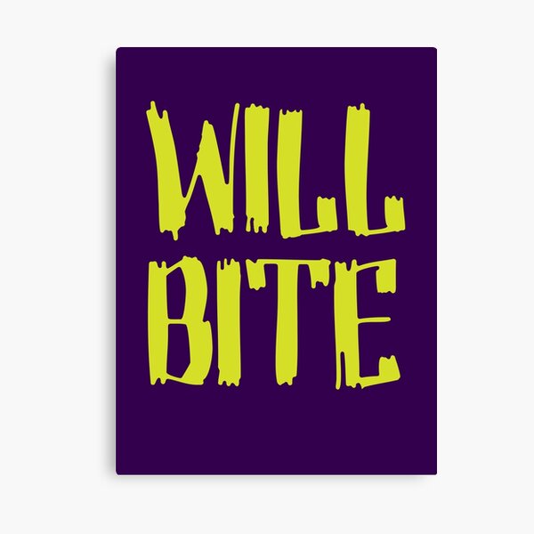 Will Bite Canvas Print