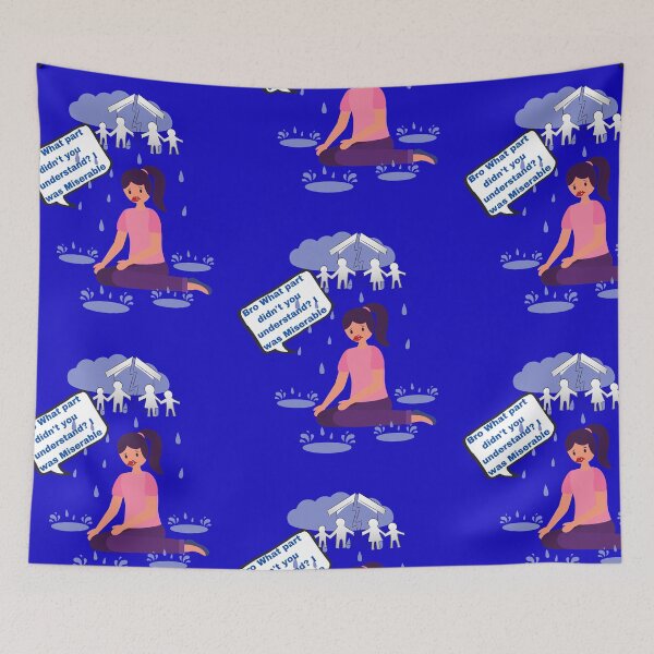 Item preview, Bro I'm Miserable From A Broken Family designed and sold by Darlene Douglas-Jackson.