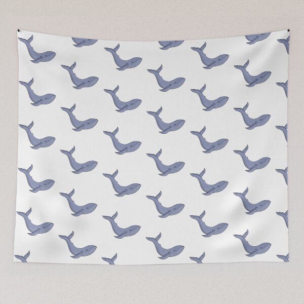 Item preview, Happy Blue Whale  designed and sold by artbyemilyw.