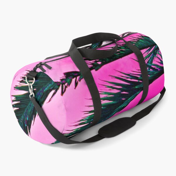 Item preview, Palm Tree Leaves Detail Windy Day Pink designed and sold by worldways.