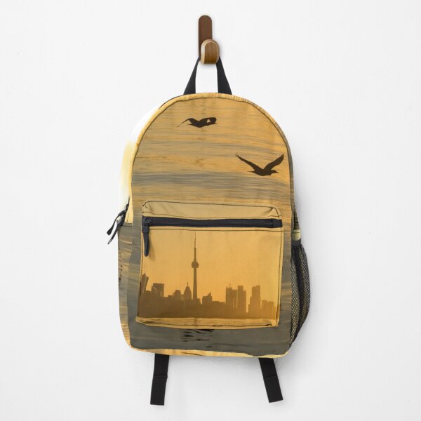 Item preview, Cormorants and Skyscrapers - Brilliant Toronto Sun Rise with Urban Wildlife designed and sold by Georgia Mizuleva.