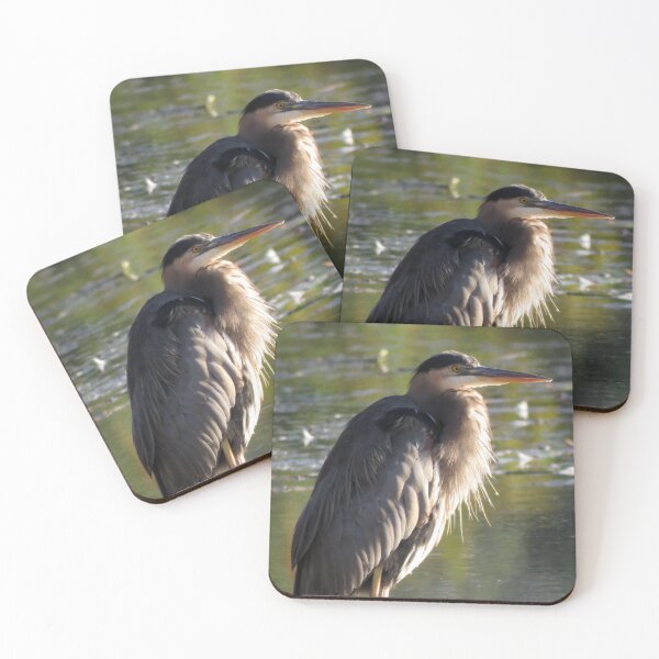Item preview, Great Blue Heron Standing Along Shoreline - The Vicksburg Collection designed and sold by Sam Morrison.