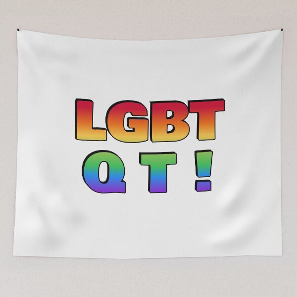 Item preview, LGBT QT  cutie rainbow designed and sold by Inspirationmotivation.