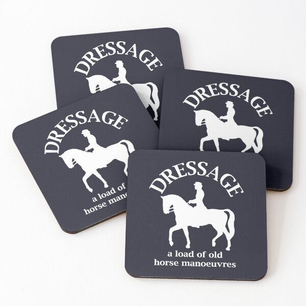 Item preview, Dressage A load of old horse manoeuvres (female, black) designed and sold by SolidEarthArt.