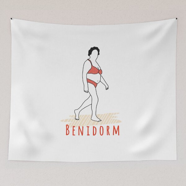 Item preview, BEnidorm  beach life Spain funny  designed and sold by Tropical Blood.
