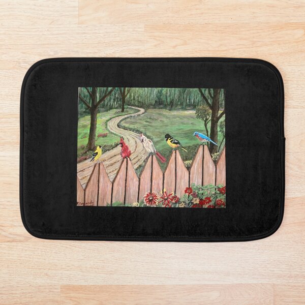 Item preview, Spring Birds on a Fence designed and sold by ruben1936.