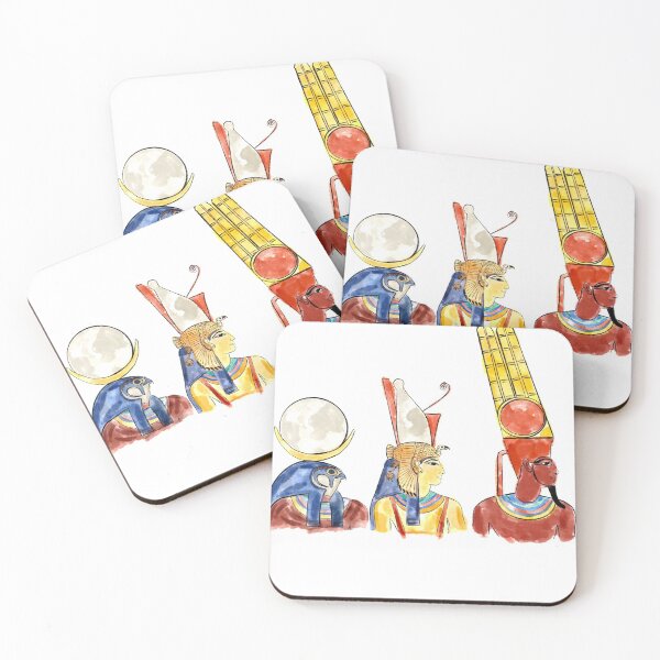 Item preview, Theban Triad Watercolor Drawings designed and sold by ChrisMei20.