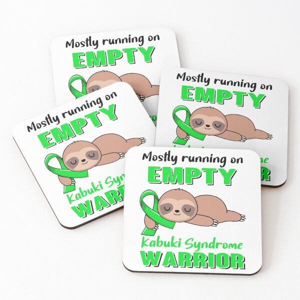 Item preview, Mostly Running On Empty Kabuki Syndrome Warrior designed and sold by Brad-FI.