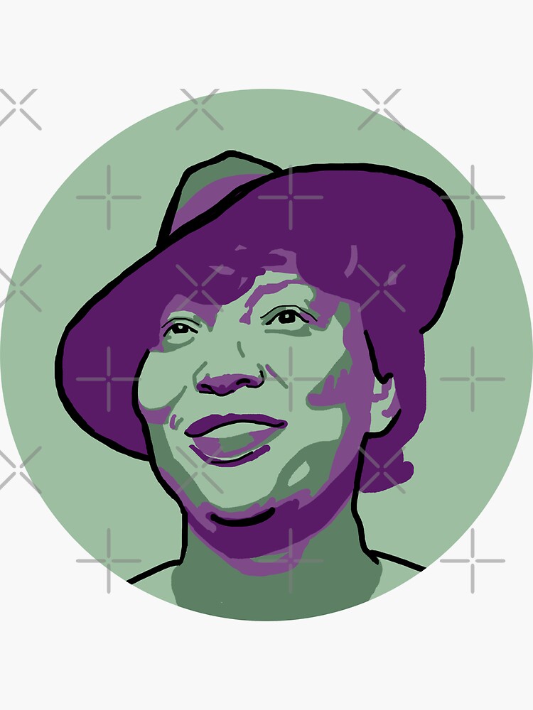 "Zora Neale Hurston" Sticker by savantdesigns Redbubble