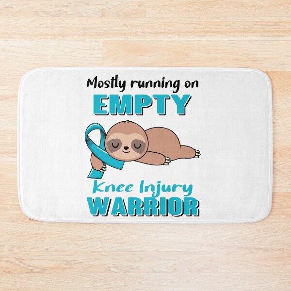 Item preview, Mostly Running On Empty Knee Injury Warrior designed and sold by Brad-FI.