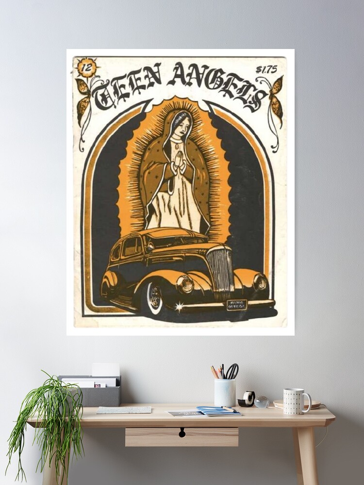 BORN×RAISEDxTEEN ANGELS POSTER チカーノ Teen Angels Chicano Card