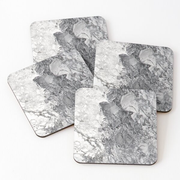 Item preview, Black And White Natural Contemporary Marble Design designed and sold by Piper-Deals.