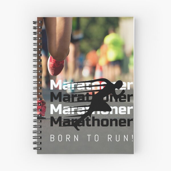 Item preview, Marathoner - Born to Run! designed and sold by Marathon-Runner.