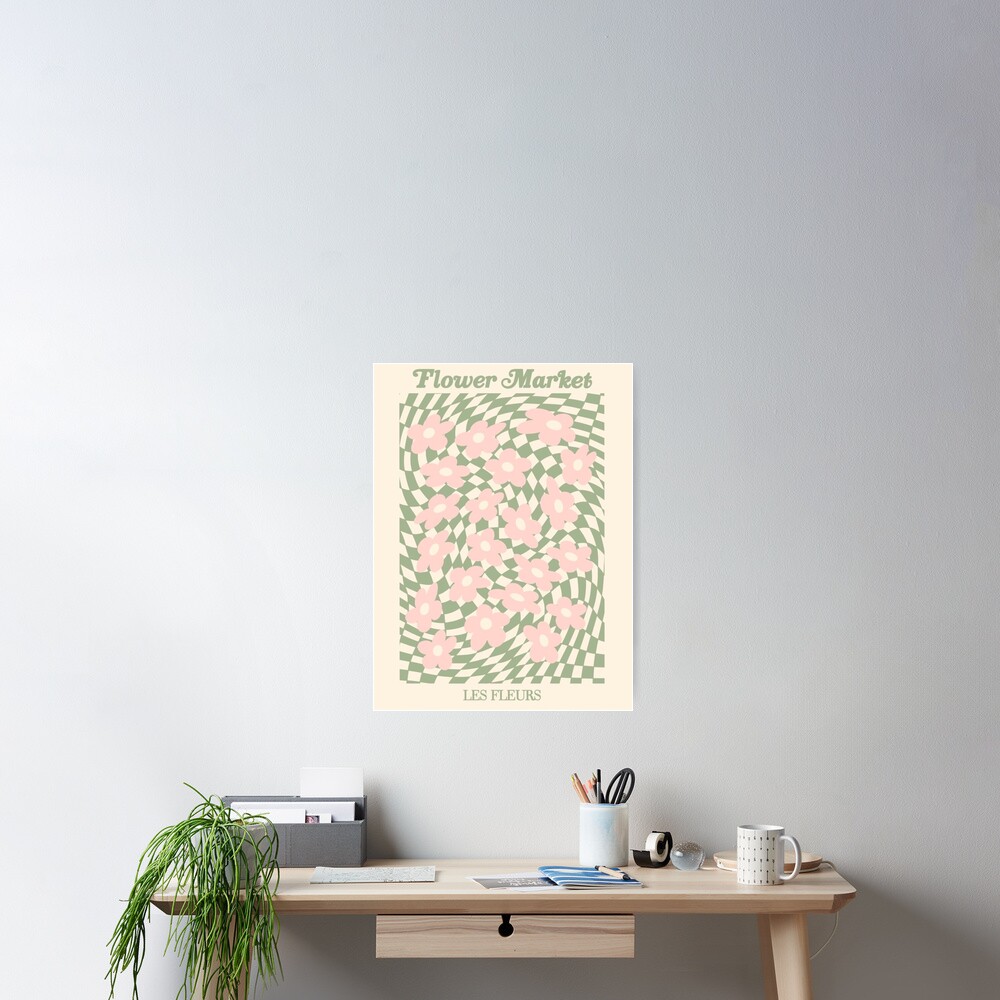 Flower Market Les Fleurs 2 Poster
