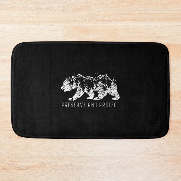 Item preview, Preserve Protect Vintage National Park Bear Forest designed and sold by ryannokune.