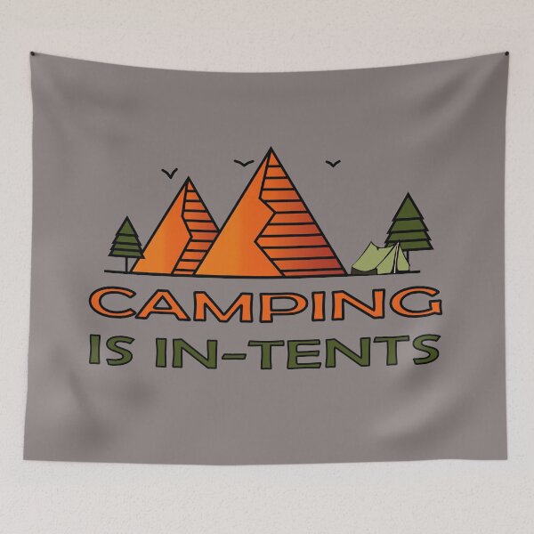 Item preview, Camping is in-Tents designed and sold by Dolphinstyle.