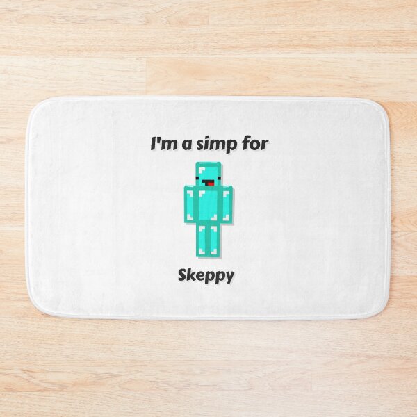 Item preview, I'm a Simp for Skeppy (White Base) designed and sold by thecorvidking.