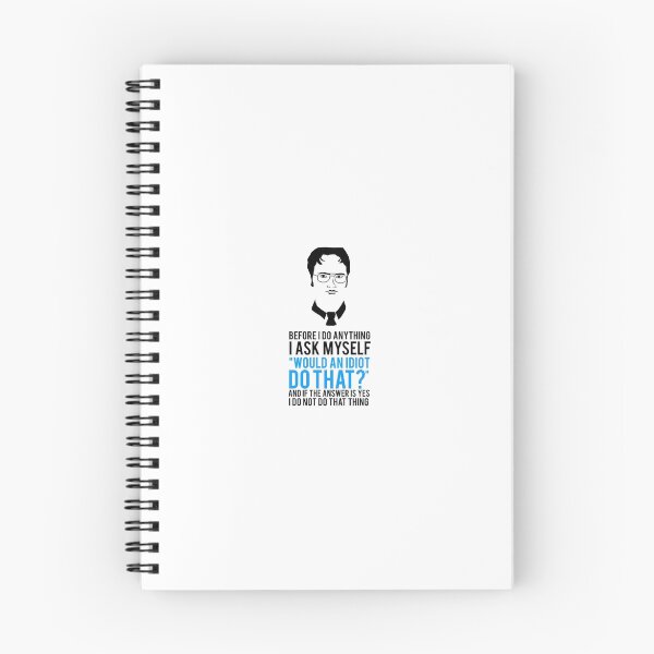 Item preview, dwight schrute idiot designed and sold by Office Fan.