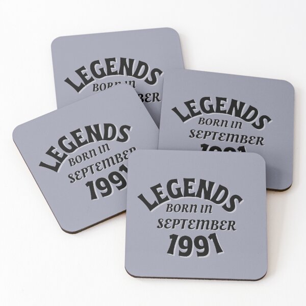 Item preview, Legends Were Born in September 1991 A Great Birthday Gift What to Buy When You Don't Know What to Give designed and sold by NelleD.