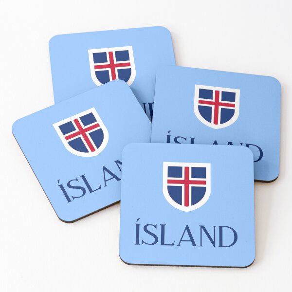 Item preview, Ísland Blue designed and sold by VRedBaller.