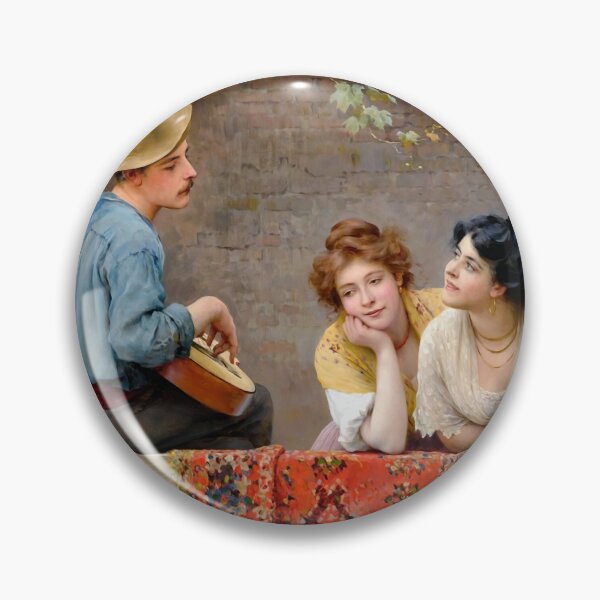 Item preview, The Mandolinist by Eugen von Blaas designed and sold by academic-art.