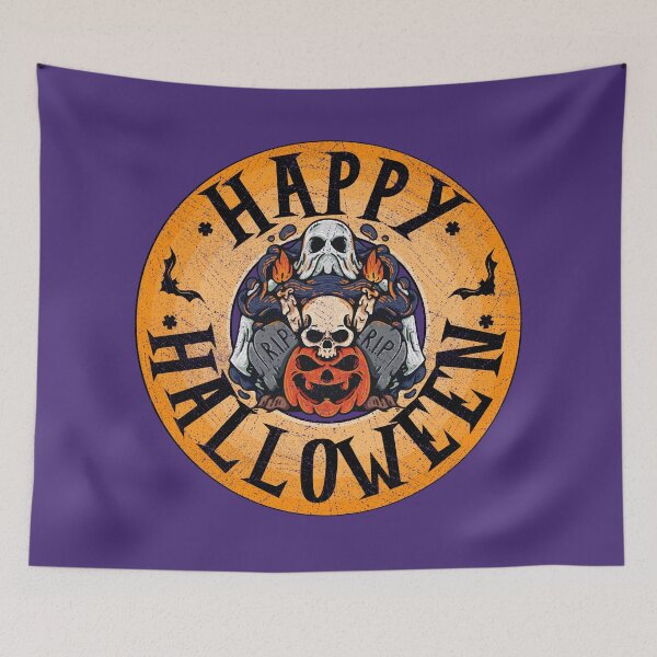 Item preview, Happy Halloween - Grave Pumpkin designed and sold by GamerGeekMedia.