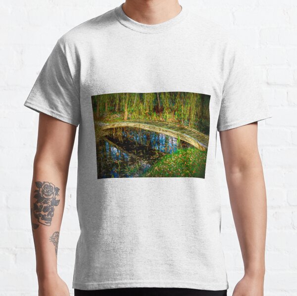 Bridge over calm water by Brian Vegas Classic T-Shirt