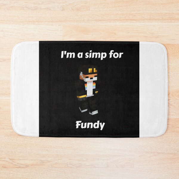 Item preview, I'm a simp for Fundy (Black Base) designed and sold by thecorvidking.