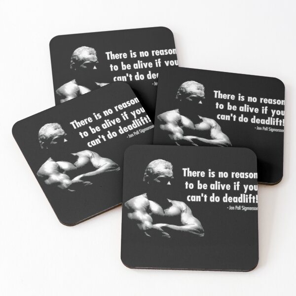 Item preview, World's Strongest Man Deadlift Quote designed and sold by rdoro.