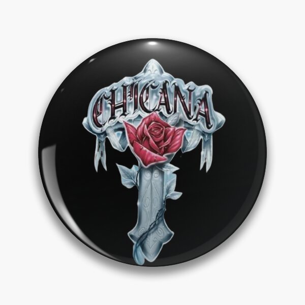 Item preview, Chicana Cross With Rose Design designed and sold by zrvby.