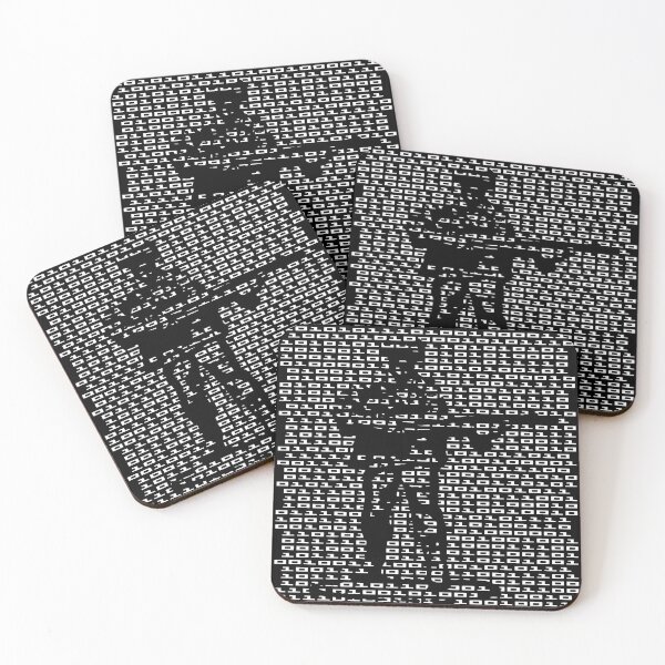 Artikelvorschau, BINÄRER SOLDAT. CODE CAMOUFLAGE-EDITION. WEISS entworfen und verkauft von 5hertz.