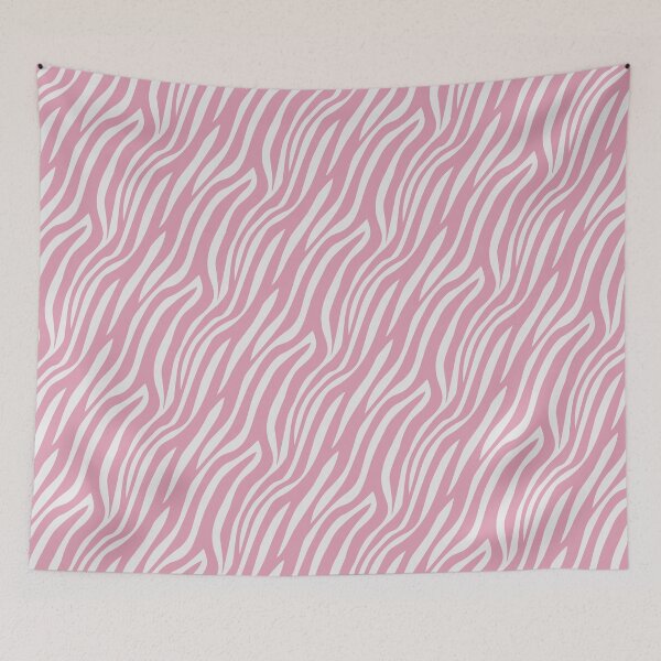 Item preview, Minimalistic Light Pink Abstract Zebra Pattern designed and sold by dasiegraphics.