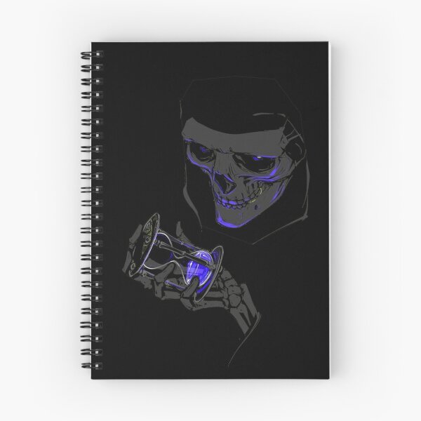 Item preview, Neon Skull Holding Sandglass Neon Multiple Colors designed and sold by Opal Print.
