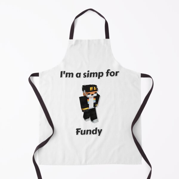 Item preview, I'm a simp for Fundy (White Base) designed and sold by thecorvidking.