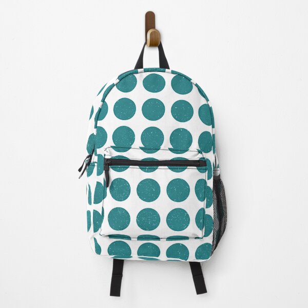 Item preview, Blue green circle dot pattern designed and sold by Zendays.