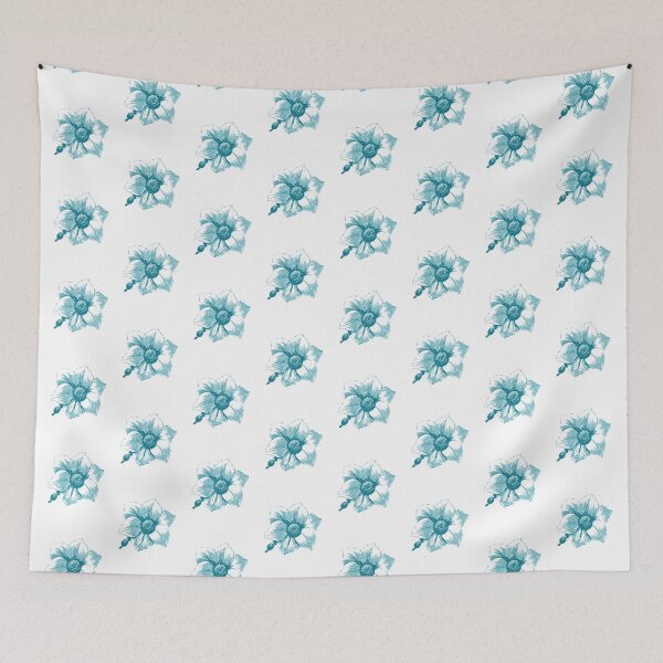 Item preview, Illustrated Blue Flower designed and sold by KeepPlantsHappy.