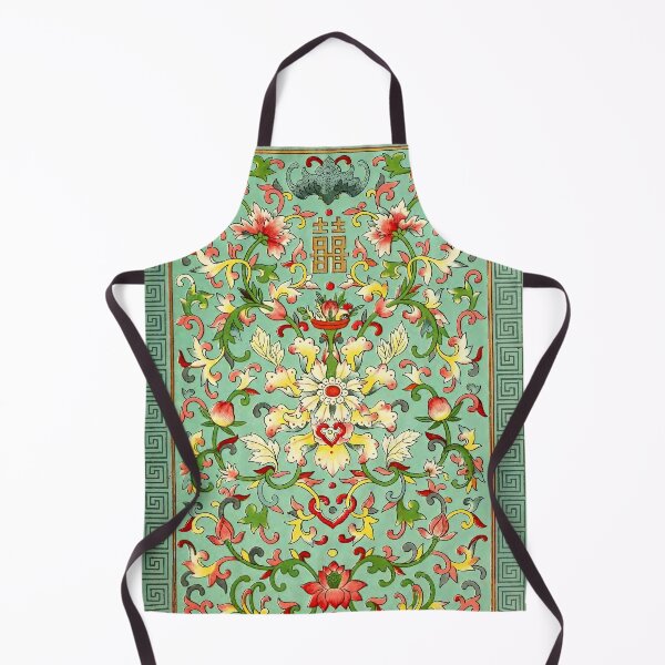 Vintage Chinese Textile (19) from Examples of Chinese ornament by Owen Jones (1867) Apron
