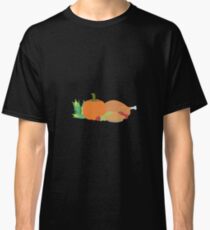 Thanksgiving Turkey and Pumpkin Classic T-Shirt